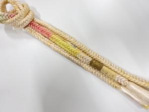 未使用品　正絹　手組帯締め